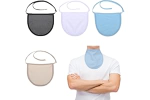 JFMkaer 4pcs Tracheostomy Dust Cover | Neck Stoma Guard Protector, Adjustable Breathable for Tracheostomy Care