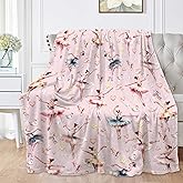 Ballerina Girls Pink Blanket Ballet Gifts for Girls Women Soft Flannel Throws Cozy Lightweight Blankets for Couch Bed Sofa Small 50×40in for Kid/Child