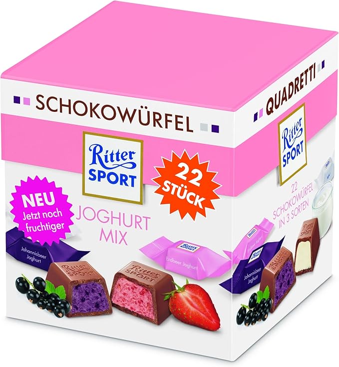 Ritter Sport Chocolate cubes "Thank You" (176g) Amazon.co.uk Grocery