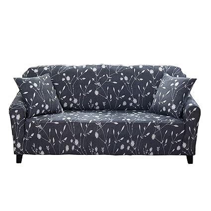 Sofa Slipcover Stretch Elastic Fabric Flower Bird Pattern Chair