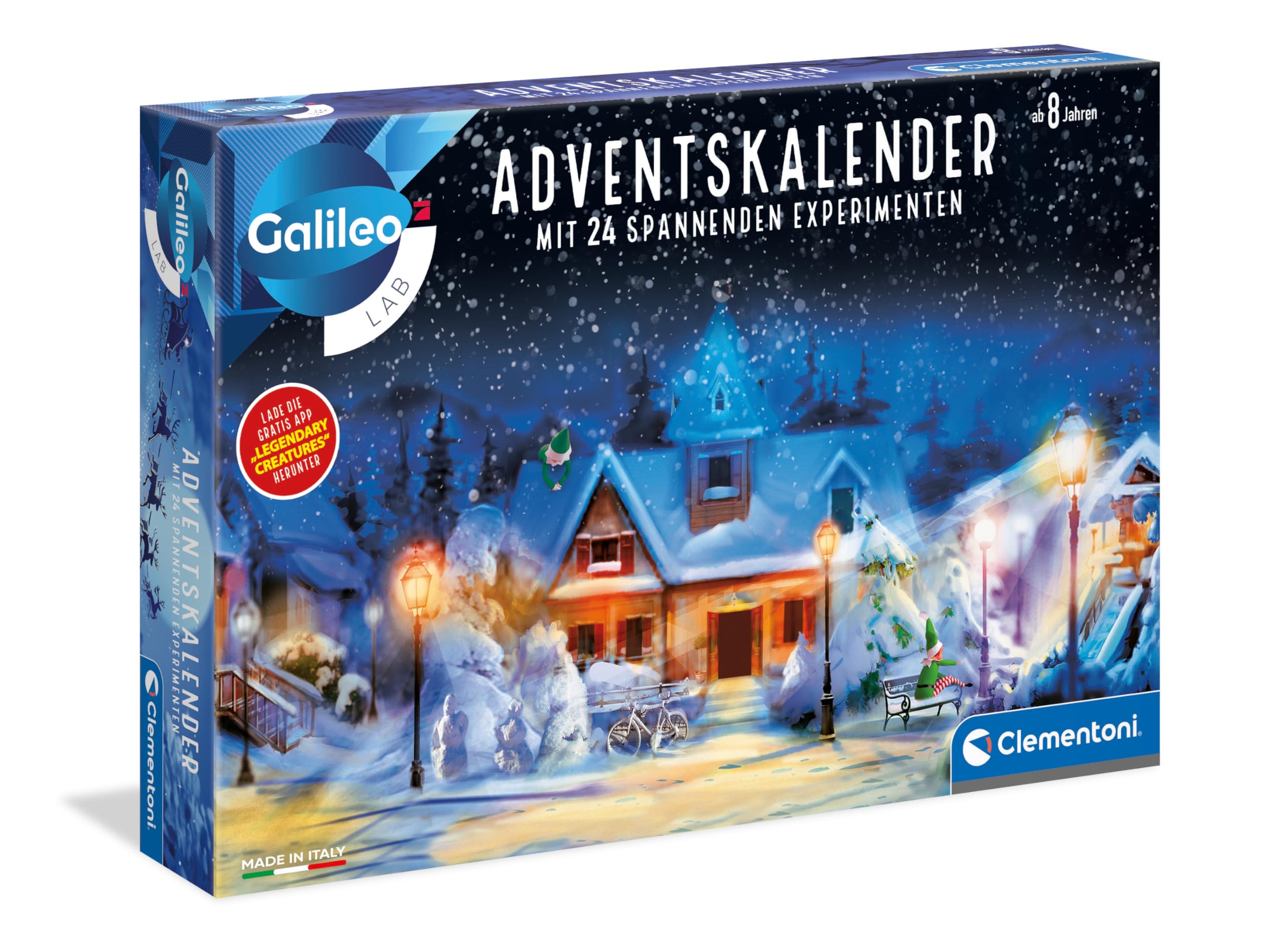 Galileo Science Advent Calendar 2025 - Christmas Calendar with Small Experiments for Children from 8 Years by Clementoni 59404