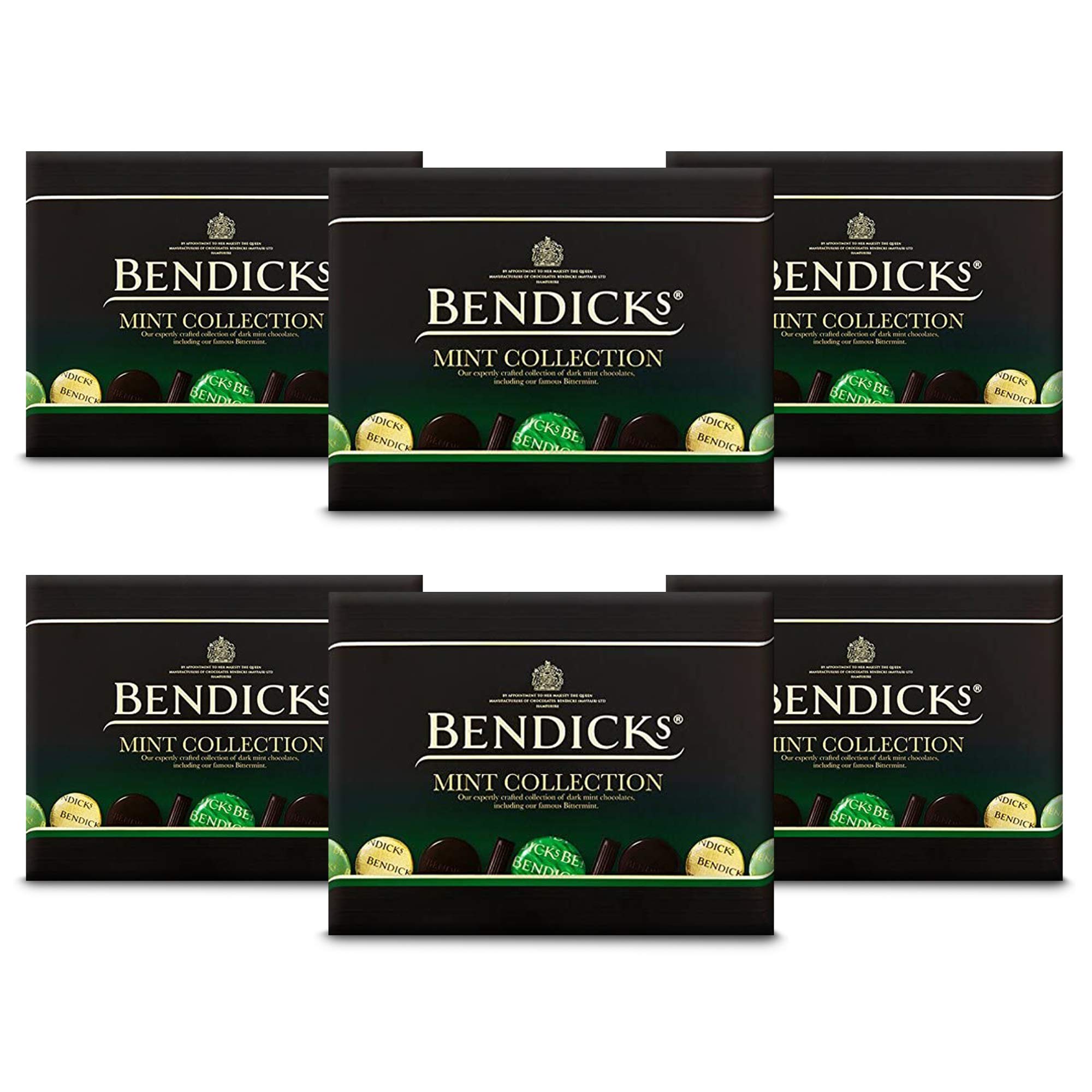 Bendicks Chocolates Mint Collection 400g (Pack of 6)