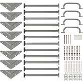 Jack and June DIY Monkey Bars Kit 12 Pack Heavy Duty and Durable Do It Yourself UV-Resistant Outdoor Fun for Kids 21 Inch in Length Powder Coated Finish Monkey Bars