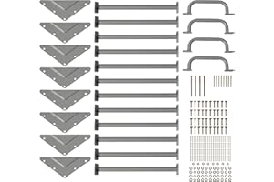 Jack and June DIY Monkey Bars Kit Heavy Duty and Durable Do It Yourself UV-Resistant Outdoor Fun for Kids