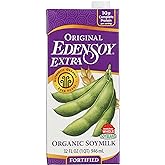 Eden Foods Organic Original Extra Soymilk, 32 Fluid Ounces (Pack Of 12)