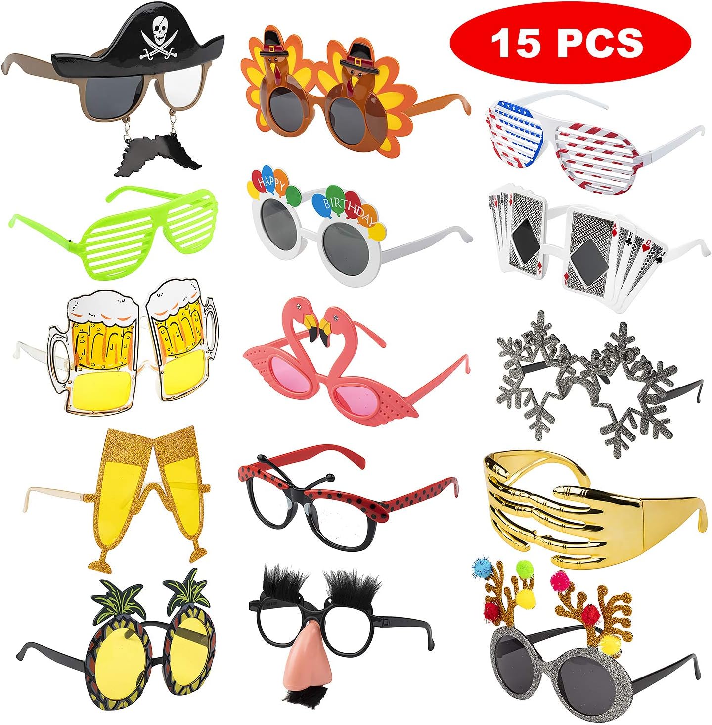 different shapes of sunglasses