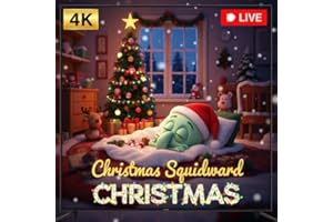 Squidward Clarinet Christmas | Silent Holiday Night Sleep & Winter Ocean