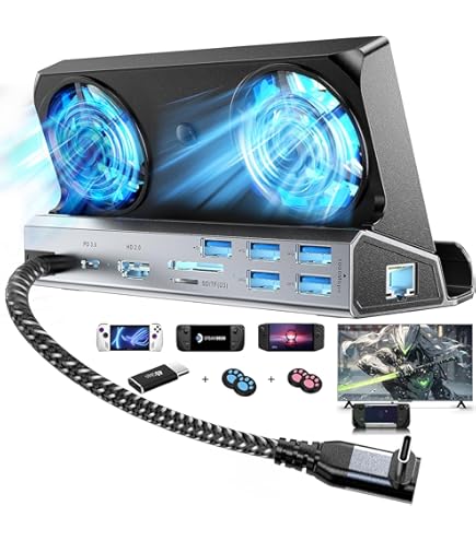 その他 ayn 4K60Hz multi-function gaming DOCK AYN Odin 2 Super Dock - Gigabit Ethernet, SSD Expandable Storage