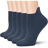 SERISIMPLE Viscose Bamboo No Show Sock Women Ankle Thin Low Cut Socks Arch Support Breathable Athletic Sock 5 Pairs