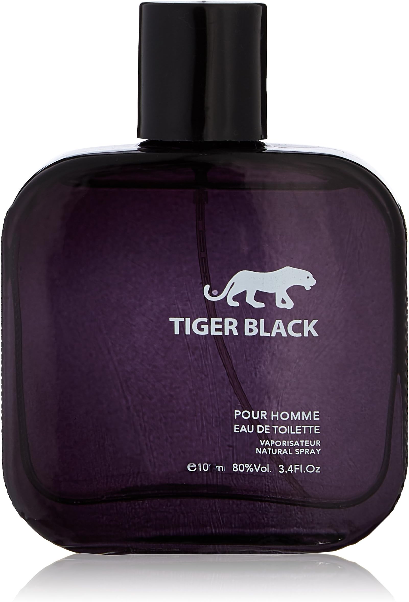 Cosmo Designs Cosmo Tiger Black Eau De Toilette Spray Perfume for Men, 3.4 oz.