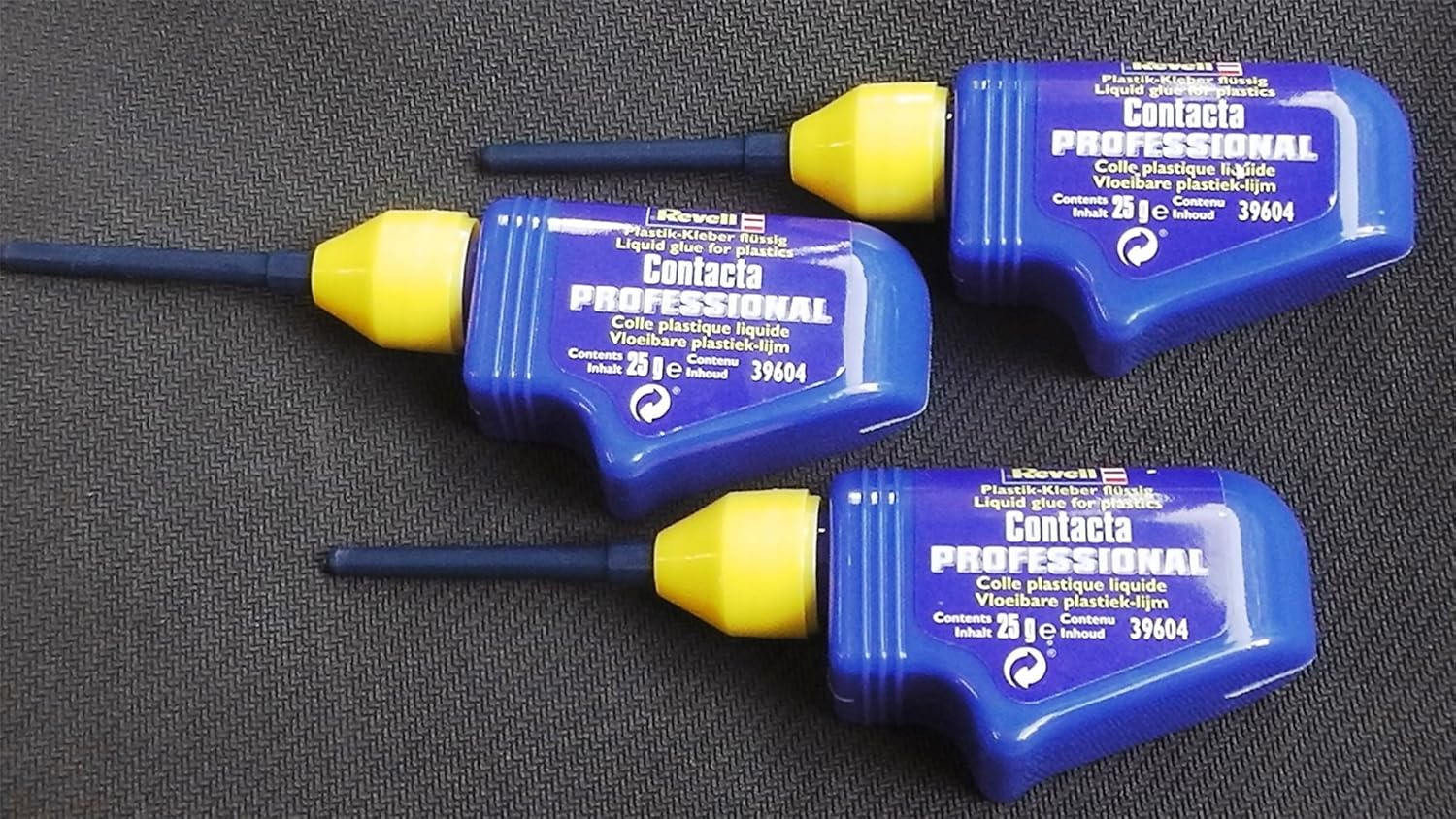 3 packs Bottles of Revell Contacta Professional Model Glue 25g Nozzle