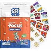 NATPAT Focus Patch Focus Enhancing Stickers for Kids and Adults - 24 Count | Healthy Brain Supports for Attention, Focus, and