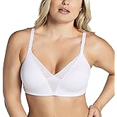 Leonisa ComfortFit Wireless Bras for Women, Push Up Bra with Back and Side Smoothing