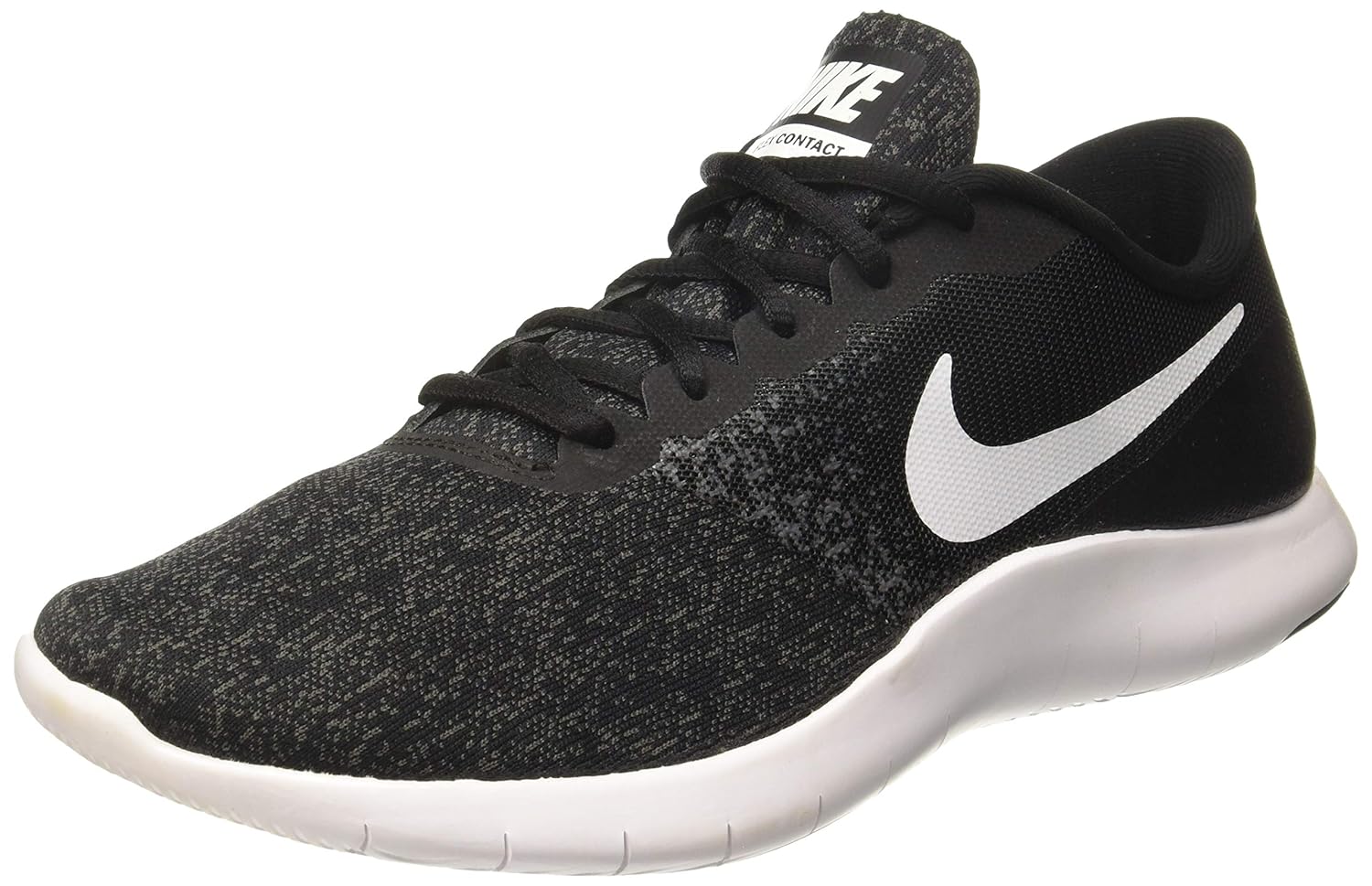 Amazon.com | Nike Women's Flex Contact Running Shoe Black (7) | Road Running