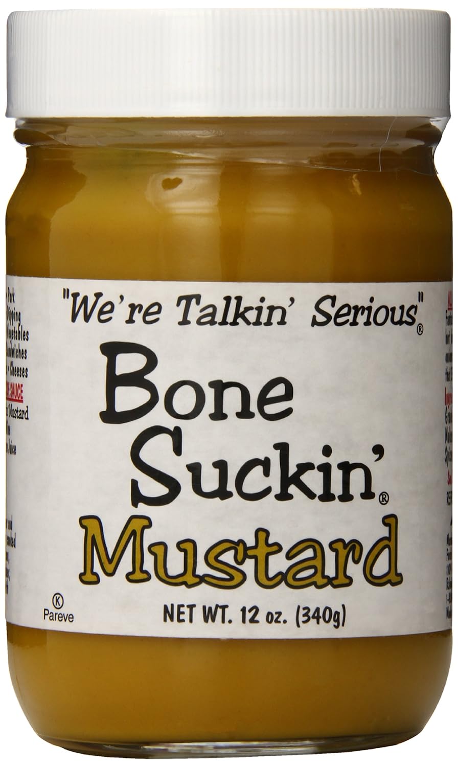 Bone Suckin' Mustard, 12 Ounce