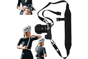 Lumiere & Co. Fidlock Magnetic Cycling 3 Point Camera Strap, Magnetic attachment for fast on and off attachment on the bike