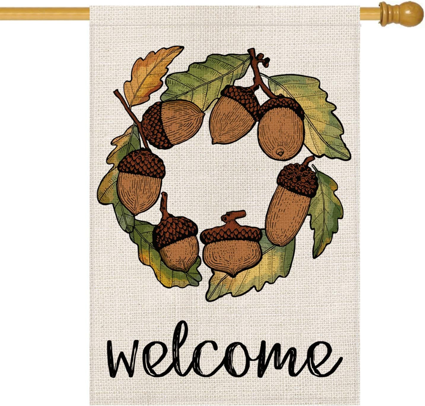 Best Garden Flag Embroidered Fall