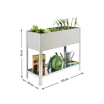 Huerto urbano alto Urban Garden Top Galva/Galvanizado Simonrack ...