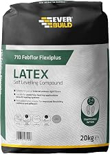 Everbuild 710 Febflor Flexiplus Latex Self-Levelling Compound 20kg Grey Fast Set view 1