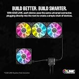 Corsair iCUE LINK RX140 RGB 140mm PWM Fans Dual Pack with Hub view 5