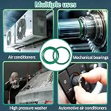 ZDBB 595 Pcs Automotive AC O Rings Kit SAE Metric 36 Sizes Green view 6