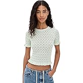 Sea Women's Rue Fine Gauge Knit Short Sleeve Sweater