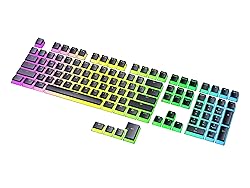 Ranked Pudding PBT Keycaps | 112 Double Shot