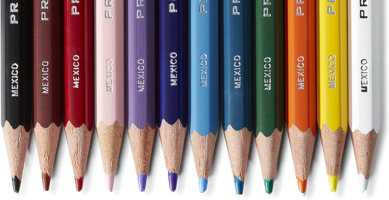 Prismacolor Premier Verithin Colored Pencils, Assorted Colors, 36 Pencils, Pack of 1 Box (2428) : Wood Colored Pencils : Office Products