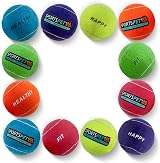 SPORTSPET Multicolour Tennis Balls for Dogs 64mm Pack of 12 Rubber view 5