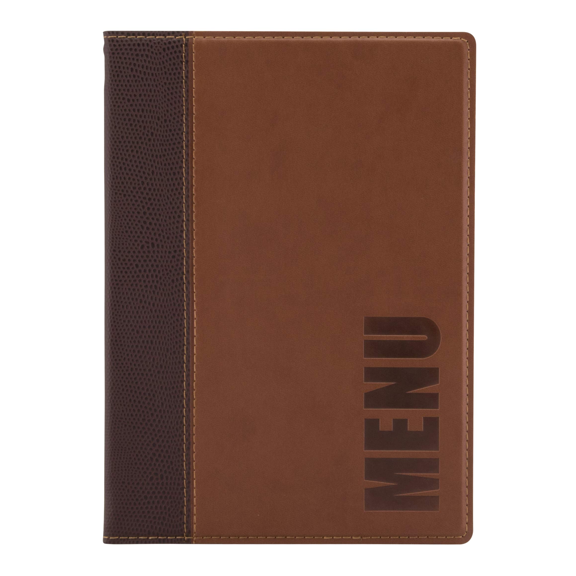 Securit Trendy Range A5 Menu Holder with 1 Double Insert, Light Brown