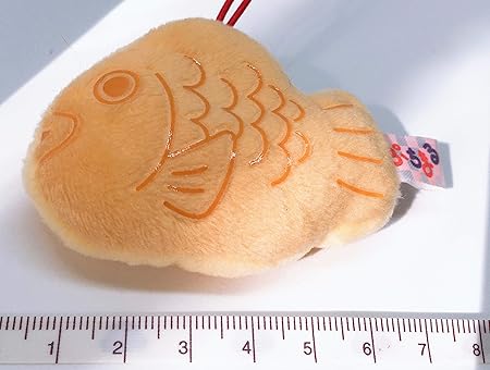 Amazon ぷちまる かわいい和菓子 和菓子 たいやき たい焼き 食べ物 ゴムひも付きマスコット ぬいぐるみ ぬいぐるみ おもちゃ