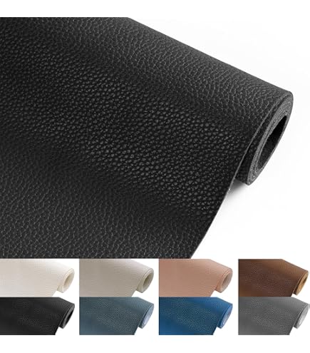 Amazon.com: Hot Pink Litchi Texture PU Fabric Leather 11.8x53.14