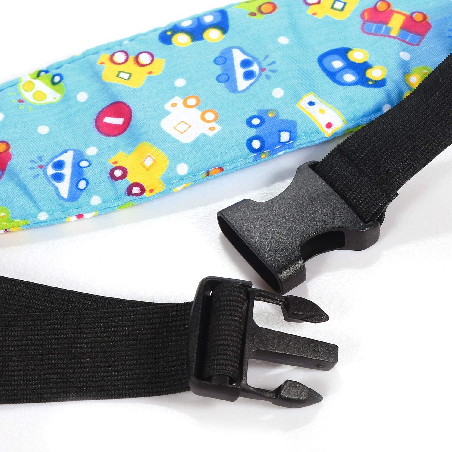 Banlany Toddler Baby Head Support Safety Car Seat Head Band Strap Fixing Auxiliary Belt