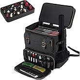 Trunab Tabletop RPG Adventurer's Backpack Compatible with Dungeons and Dragons Large DND Travel Bag with Miniatures’ Foam Lay