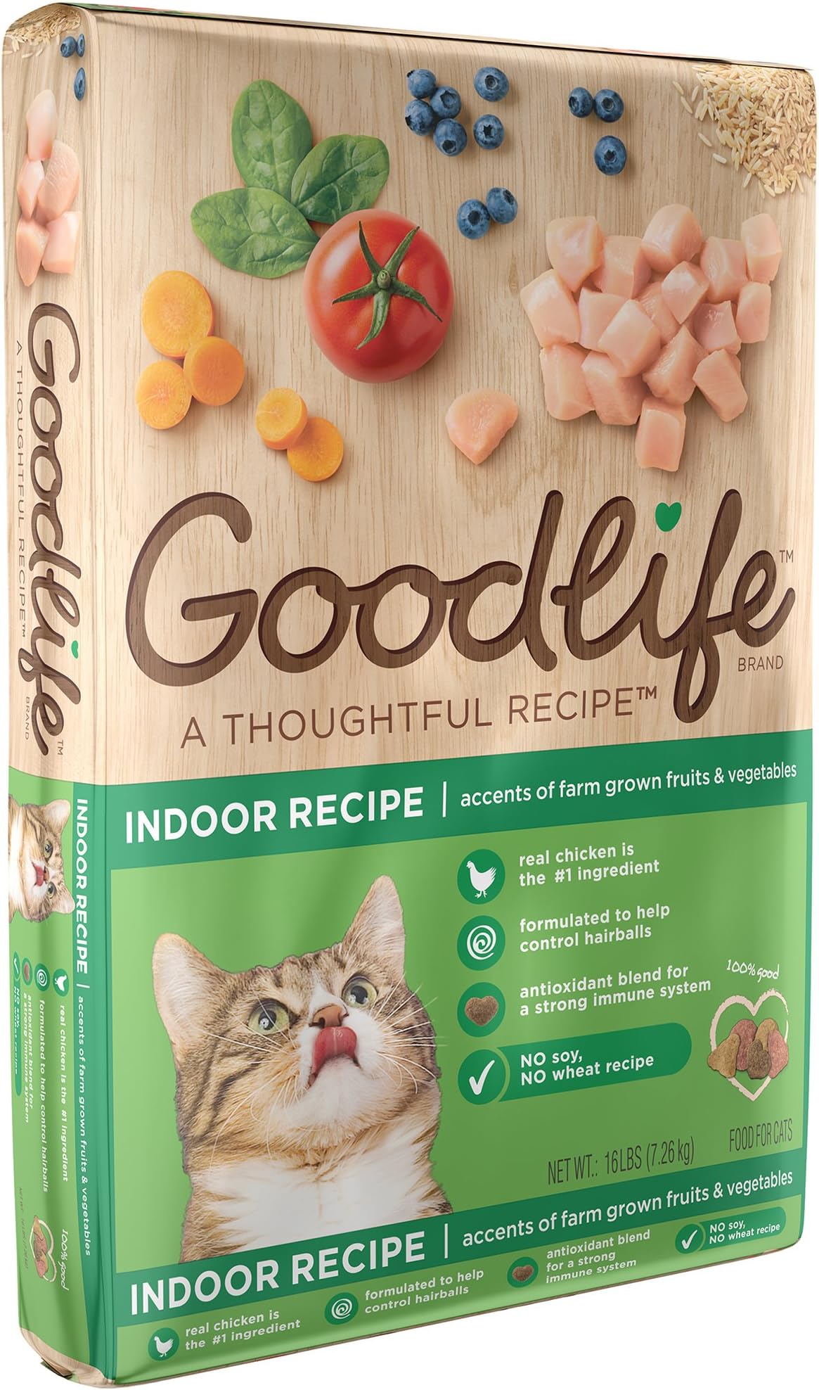 Goodlife Adult Indoor Chicken Recipe Dry Cat Food 16 Pounds (Discontinued By Manufacturer)