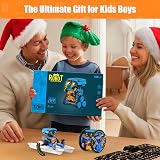 OMWay Solar Robot Toys 12-in-1 STEM Kit 228 Parts Blue view 4