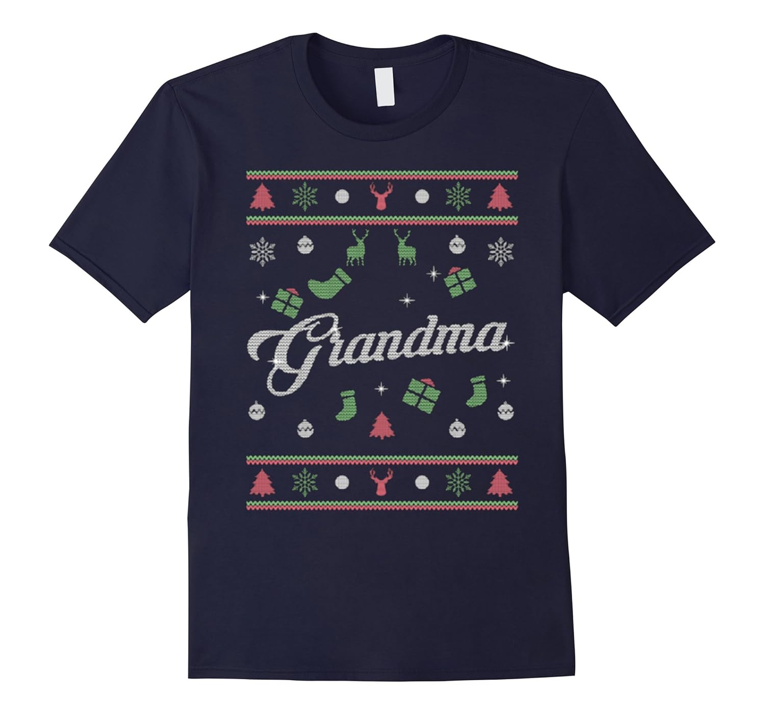 GRANDMA UGLY CHRISTMAS T-SHIRT-ANZ