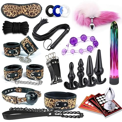 BDSM kit Restraint Set for Sex,Adult Toys Sex Toys kit for Couples Sex, Bondage Set
