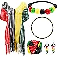 Boland Pruik dreadlocks - zwart - half lang haar - hippie - jamaica | Fun en Feest