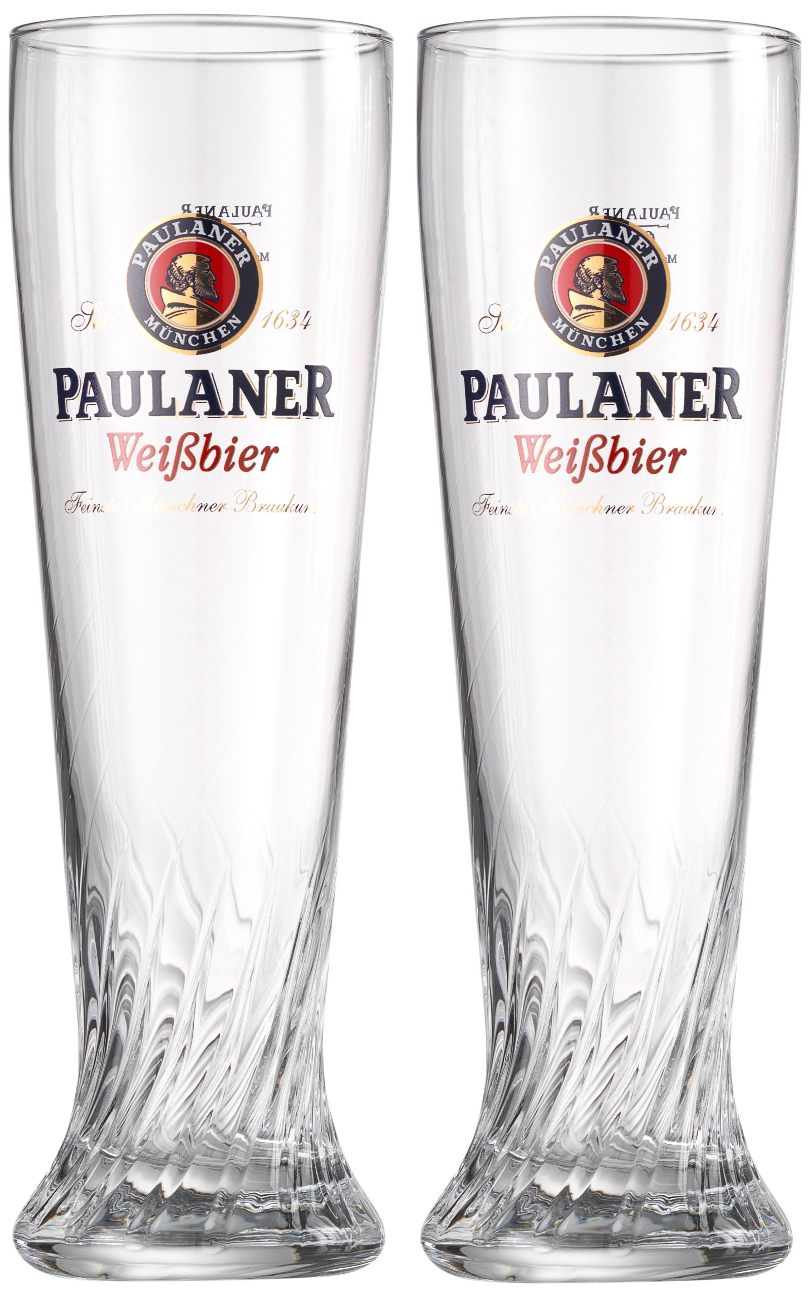 Ritzenhoff & Breker 690743 Wheat Beer Glass Paulaner 0.5 L Set of 2