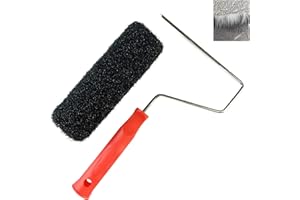 BANCOO 7" Drywall Compound Roller, Drywall Texture Roller Brush | Nylon Fiber Brush | Paint Roller for Putty, diatomaceous Earth, molding Paste, Textured coatings (7"Drywall Compound Roller(71249A))