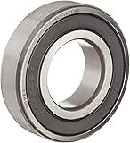 FAG 6202-2RSR-C3 Deep Groove Ball Bearing, Single Row, Double Sealed, Steel Cage, C3 Clearance, Metric, 15mm ID, 35mm OD, 11mm Width, 14000rpm Maximum Rotational Speed, 843lbf Static Load Capacity, 1750lbf Dynamic Load Capacity