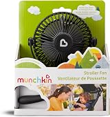 Munchkin Pram Fan 360° 4 Speeds LED Lights Black Mini Portable Stroller Fan view 7
