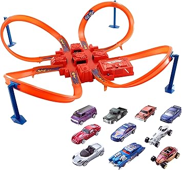 hot wheels criss cross crash set up