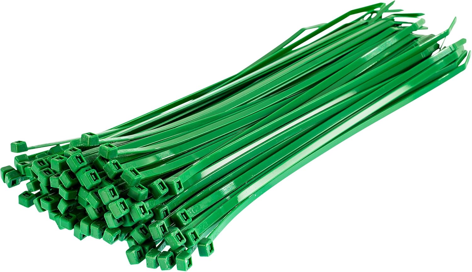 1,000 Bulk Pack of Green Cable Ties 200mm x 4.8mm 8” High Quality