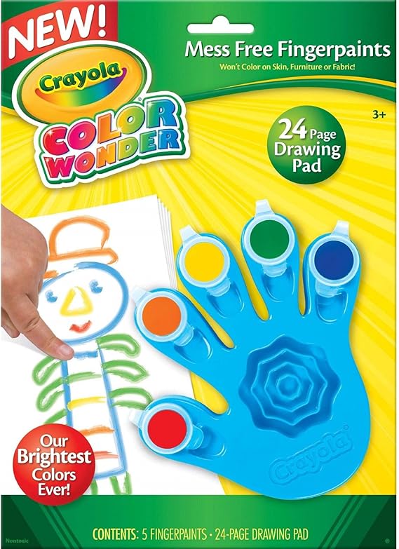 Crayola Color Wonder Fingerpaint & Paper Set Amazon.ca Beauty