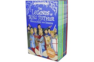 The Legends of King Arthur: Merlin, Magic, and Dragons (Easy Classics) 10 Book Box Set (No Ordinary Boy, The Dark Sorceress, The Sword in the Stone … The Fall of Camelot)