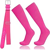 Baseball Socks and Belt Combo for Youth Adult - Softball Socks and Belt for Boys and Girls