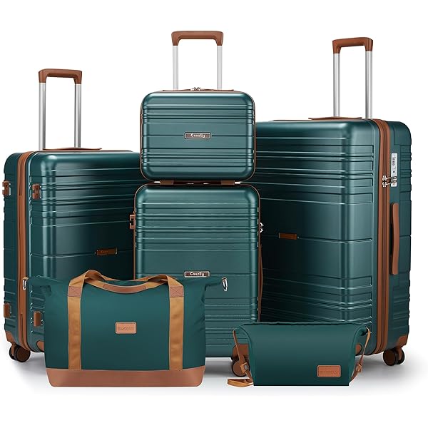 Amazon.com | Campfun Luggage 4 Piece Sets, Expandable Carry On