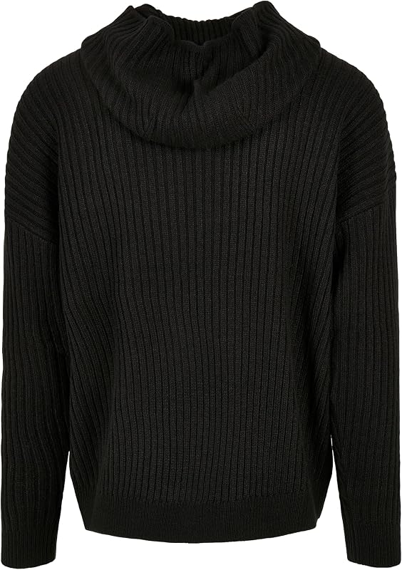 Capuz de malha masculino, preto, S